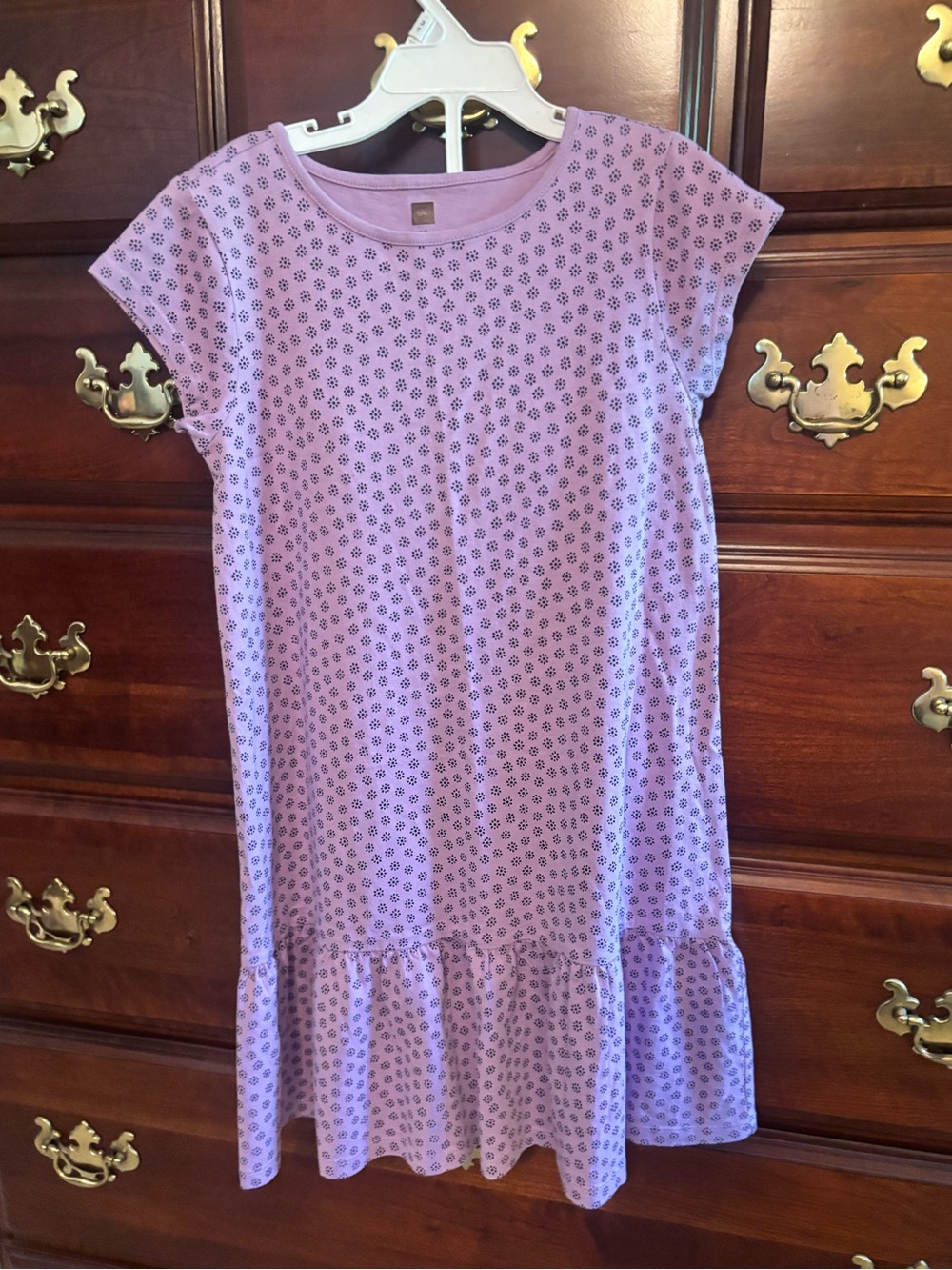 Tea 2 pc set cotton dress and playground shorts size 10